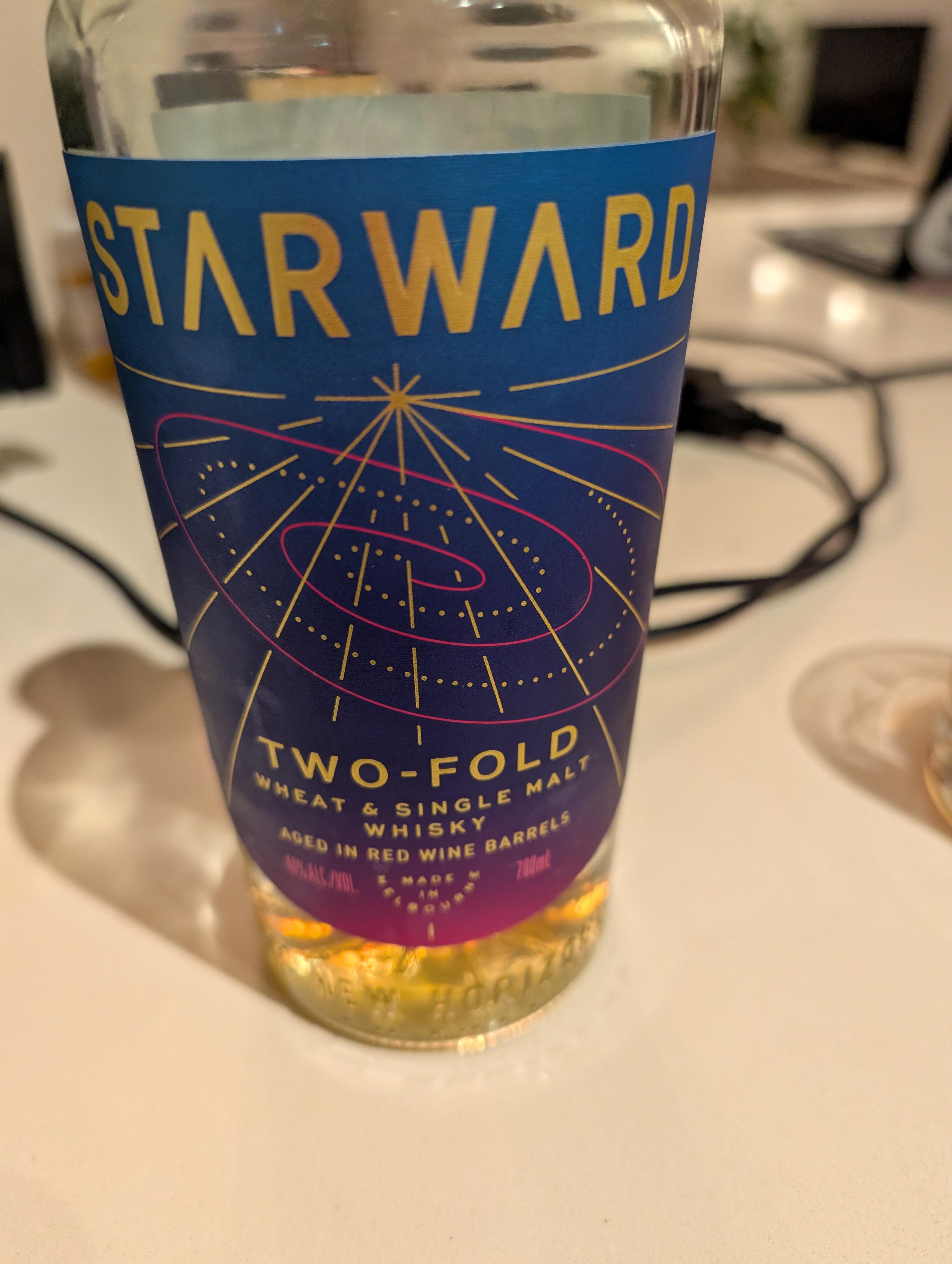 Photo of the bottle of whisky
